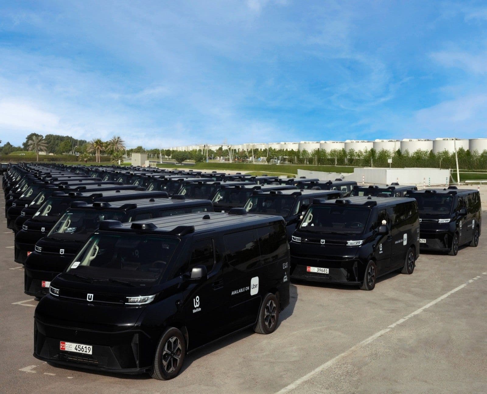 Featured image for "WeRide, Uber launch Middle East’s first fully driverless robotaxis"