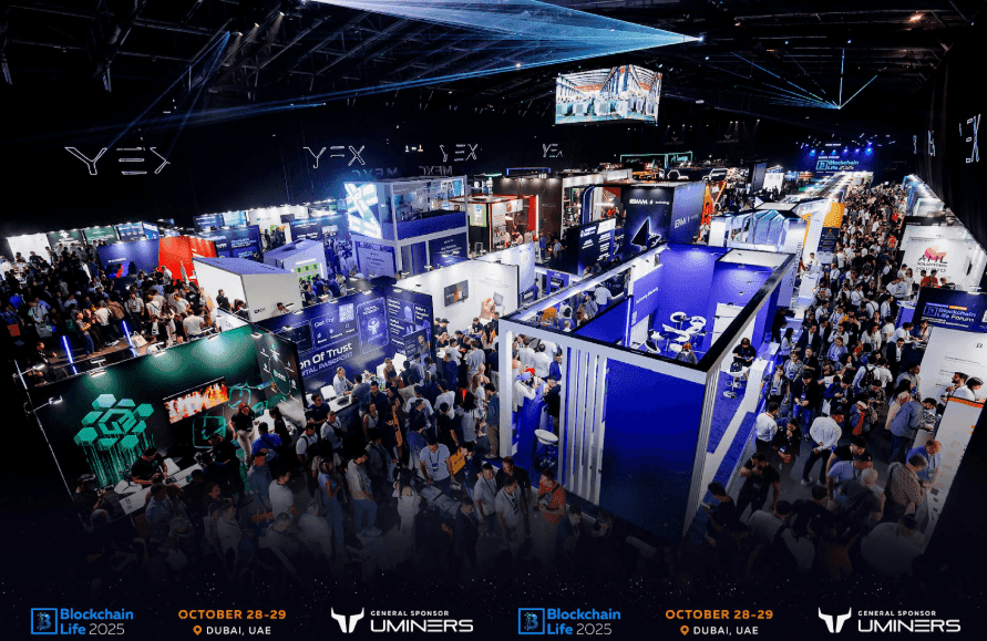 Featured image for "Blockchain Life 2025 Dubai Draws Record Crowd, Pavel Durov Launches"
