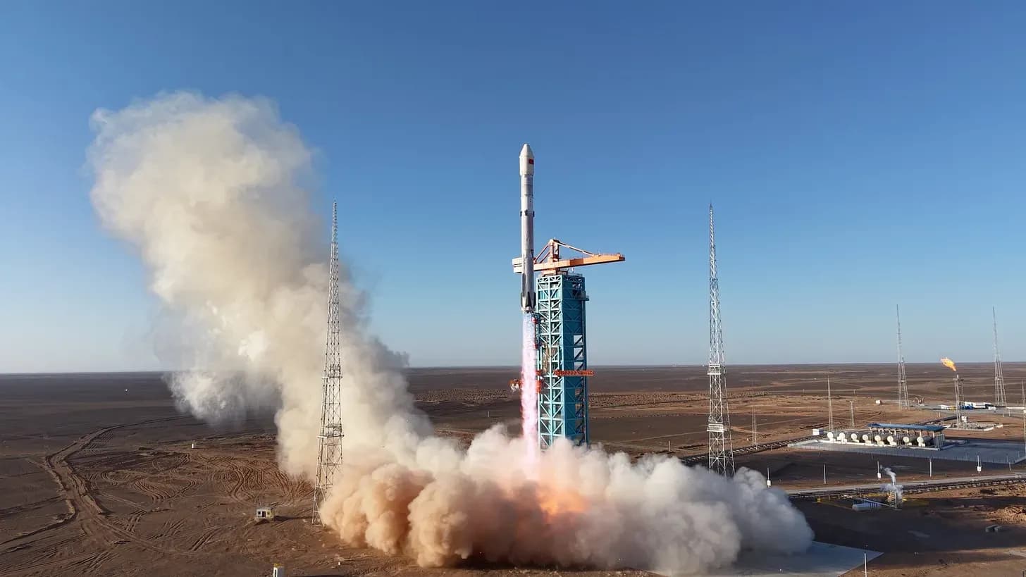 Featured image for "A Decade After Falcon 9, China’s LandSpace Lands Its Own Rocket Booster"