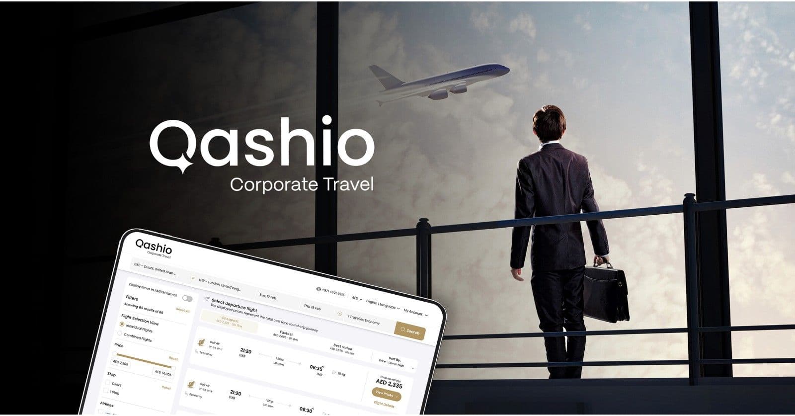 Featured image for "The Receipt Is in the System Before the Flight Lands: How Qashio Corporate Travel Changes the Game for MENA Finance Teams"