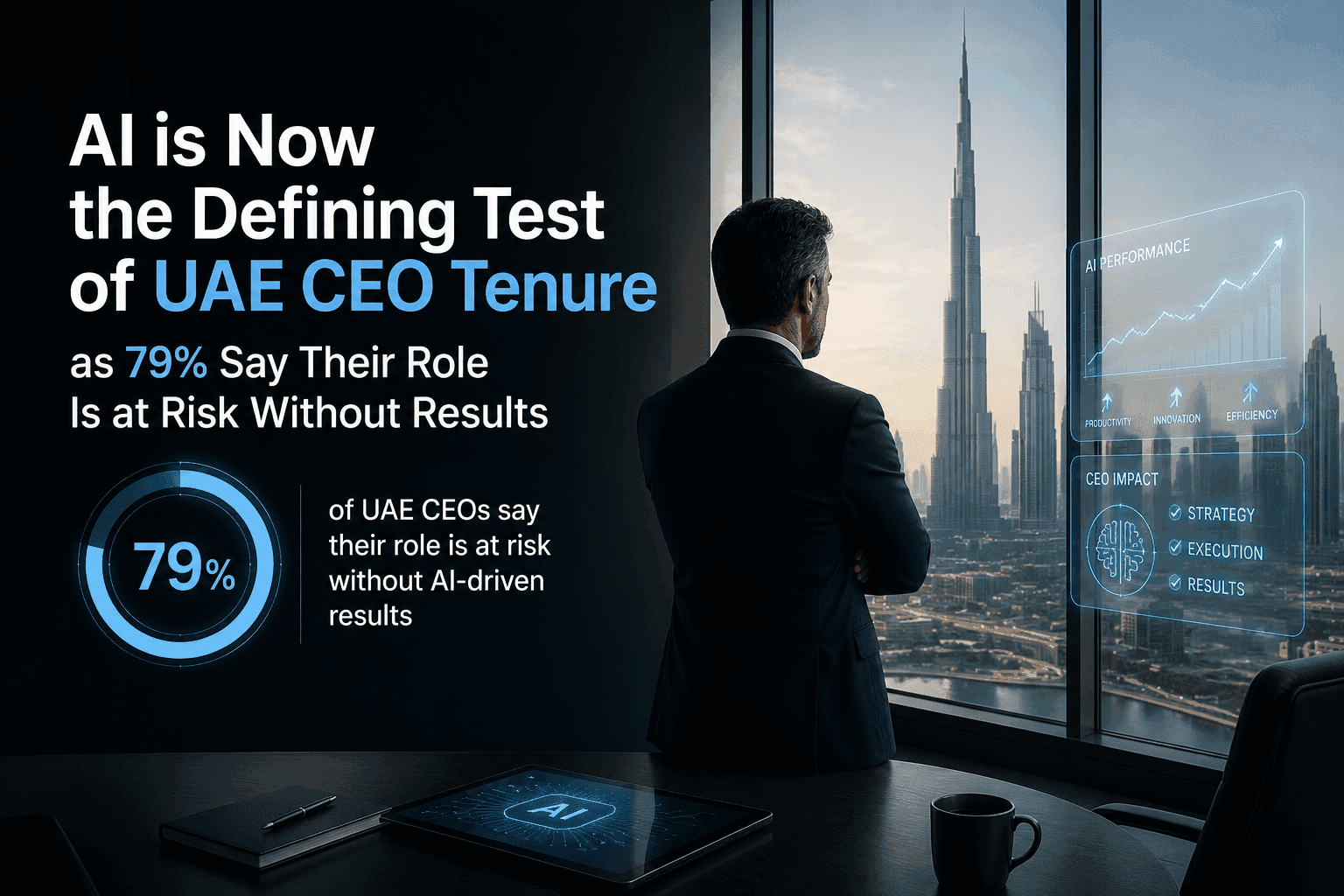 Featured image for "The New CEO Résumé in the UAE Has One Line That Matters: Did Your AI Strategy Work?"