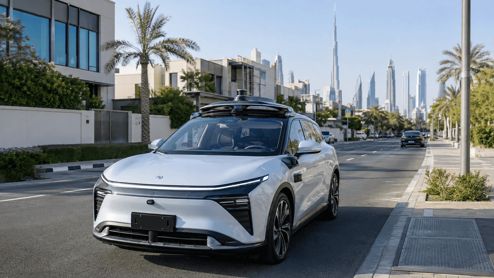 Featured image for "Dubai’s Driverless Taxis Arrive on Uber With Baidu’s Apollo Go"