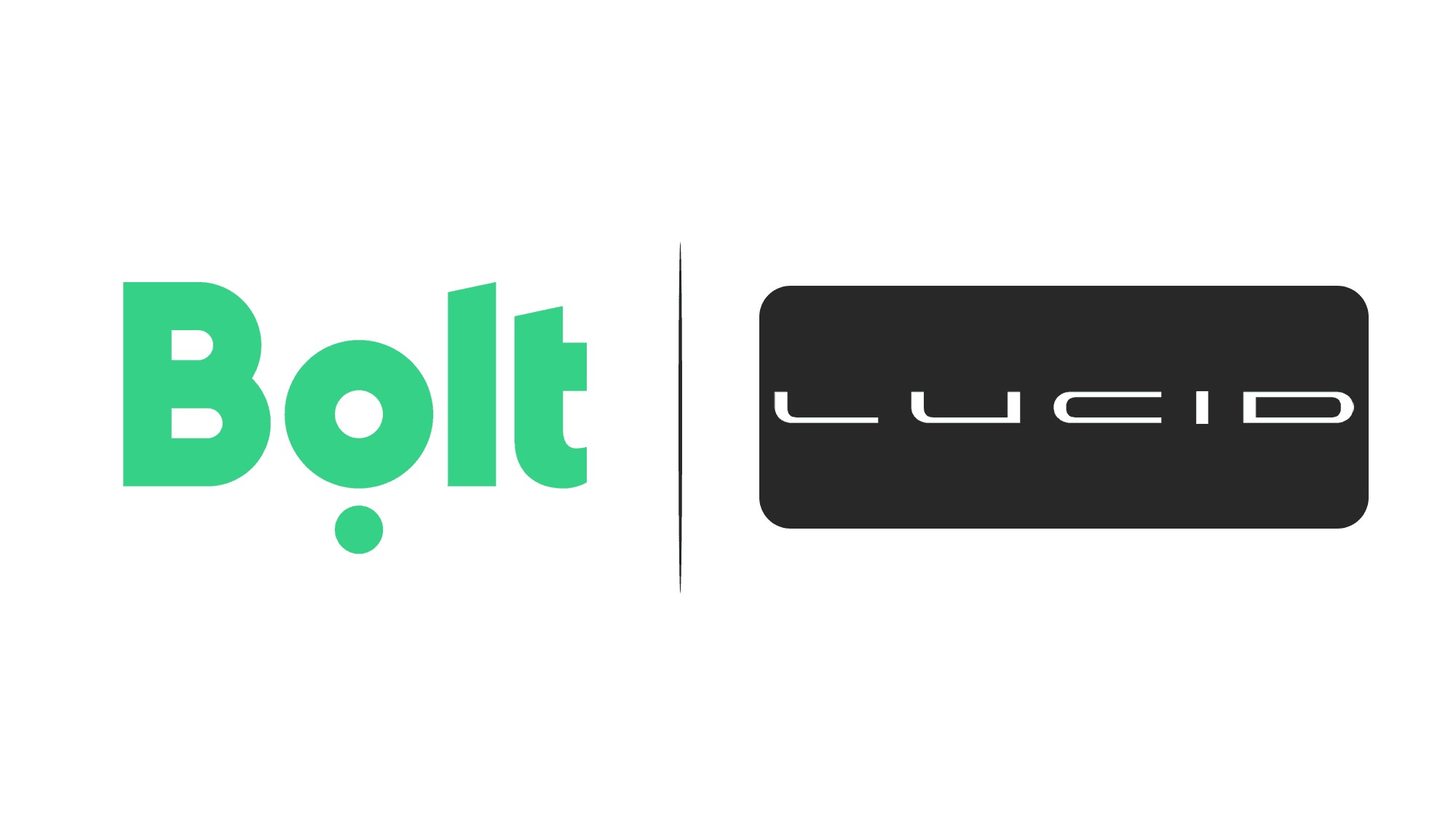 Bolt and Lucid logos on a white background.