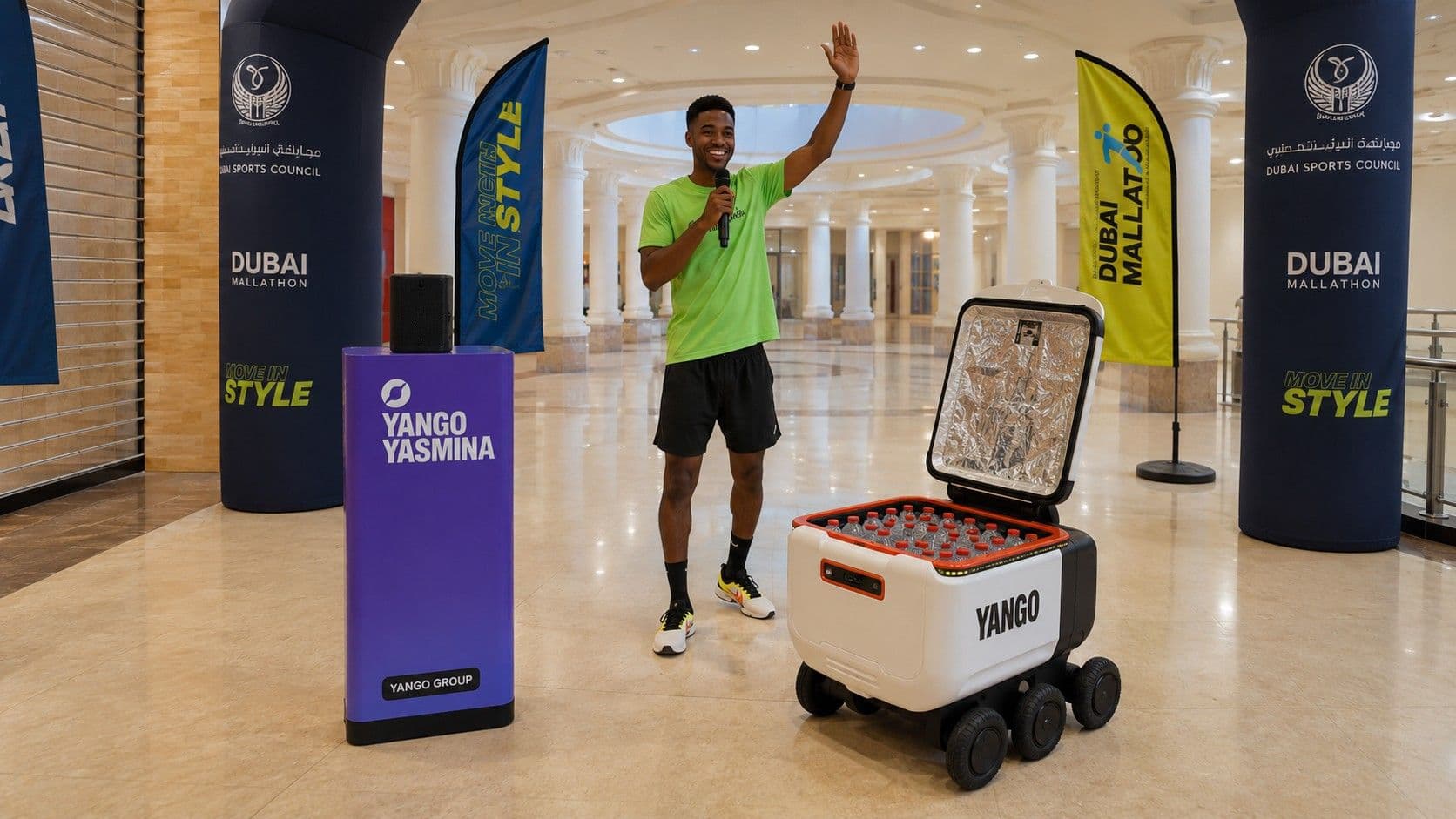 Featured image for "Yango Puts AI and Robotics to Work at Dubai Mallathon"