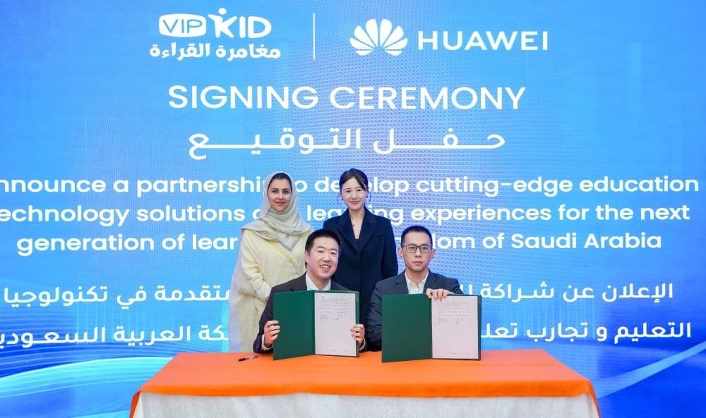 Featured image for "Huawei Partners VIPKID to Empower Saudi Education Through Technological Innovation"