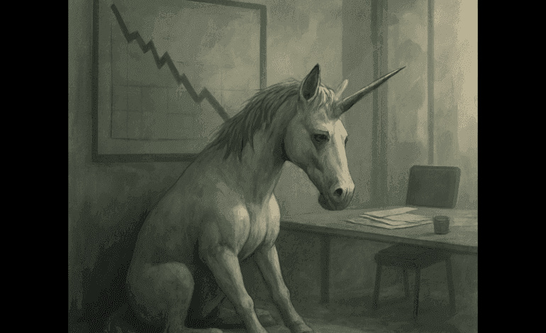 Featured image for "Exclusive: The Unicorn Reckoning From Billion-Dollar Valuations to Survival"