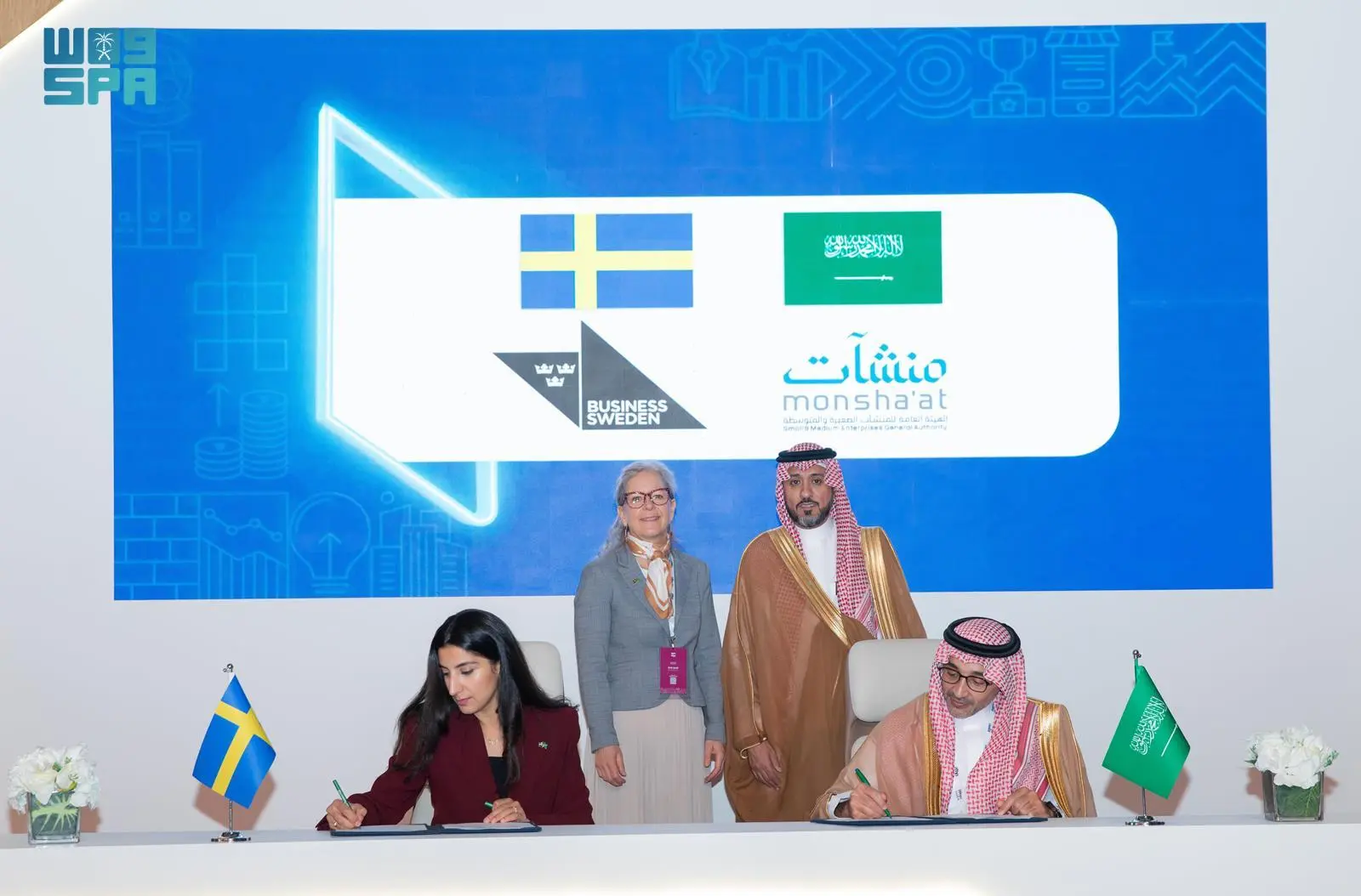 Featured image for "Monsha’at Strengthens Global SME Ties with New International Partnerships at Biban"