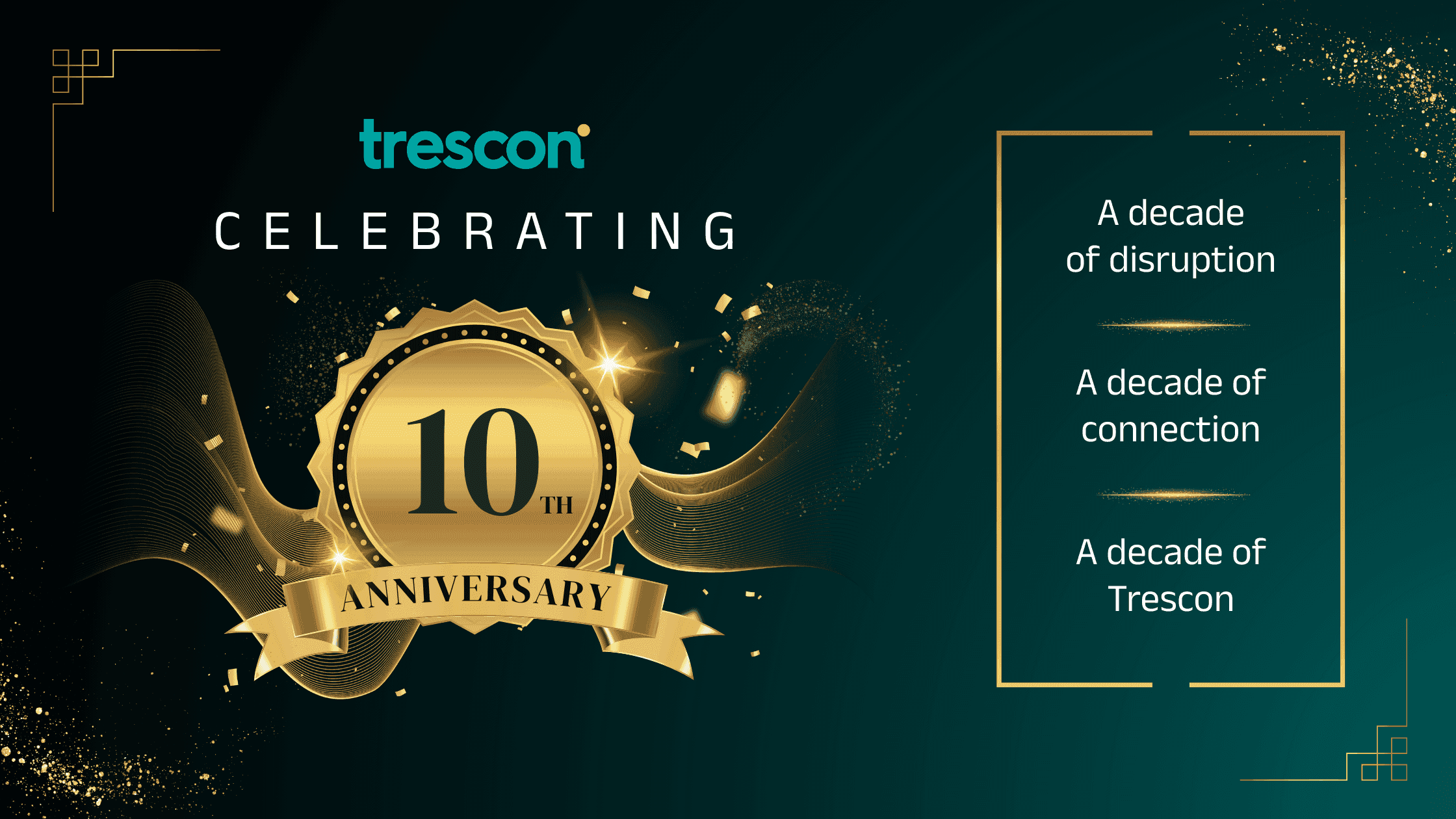 Featured image for "Trescon Marks Ten Years as One of MENA Region's Most Trusted Event Partners"