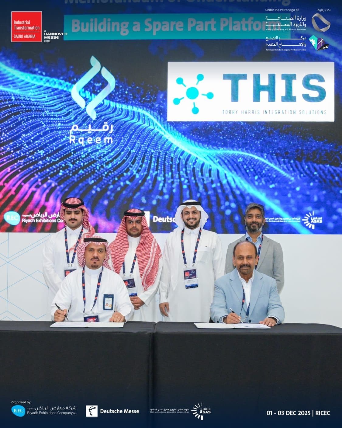 Featured image for "Rqeem and Torry Harris Sign Landmark AI Marketplace MoU in Riyadh"